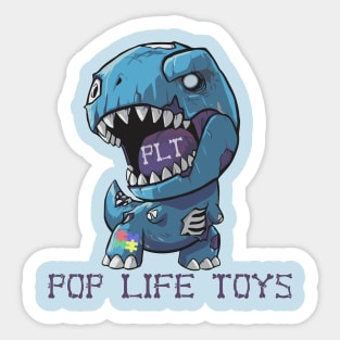 PoP Life Toys and Blucas Sticker